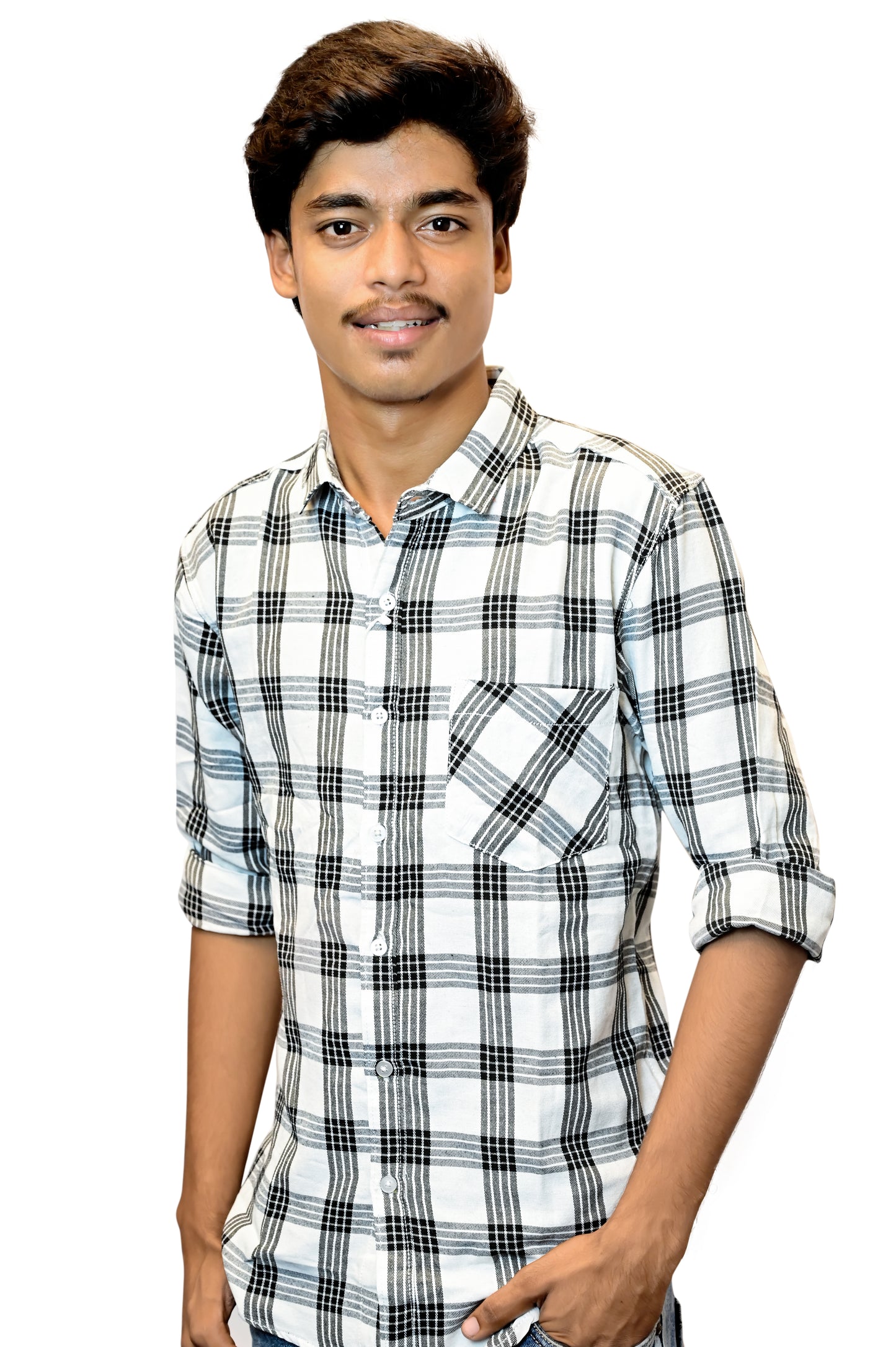 Combo of 5 cotton check shirts